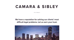 Desktop Screenshot of camarasibley.com